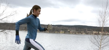 Sofia Norgren på löptur